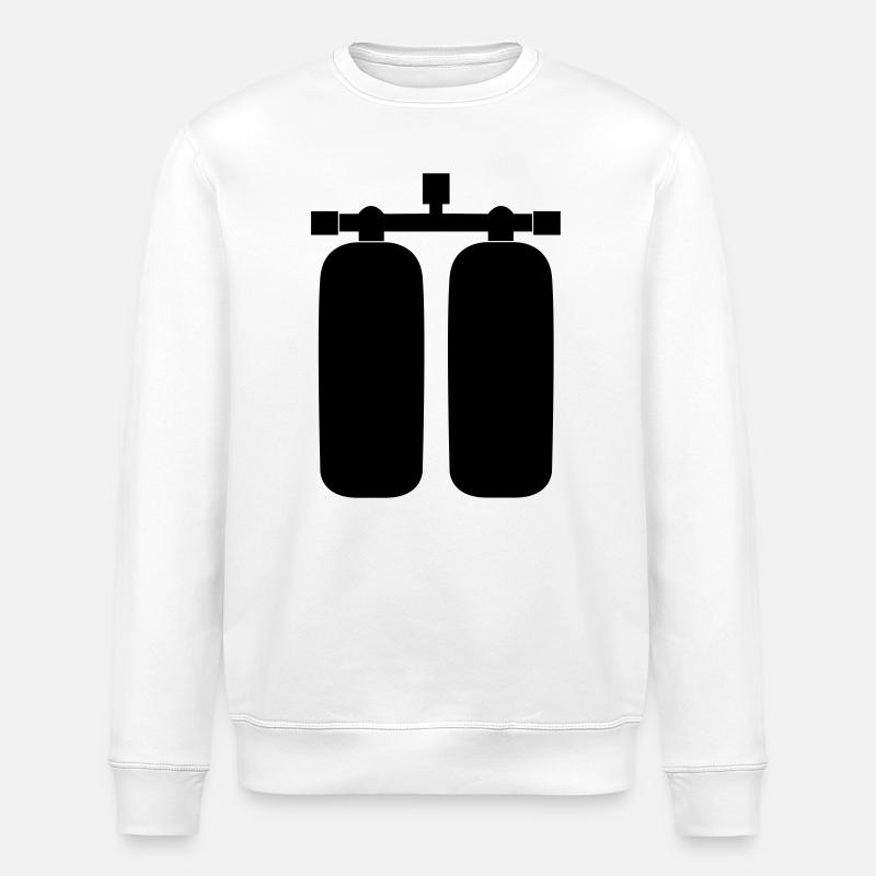 tanks - Stanley/Stella ROLLER Unisex Organic Sweatshirt - white