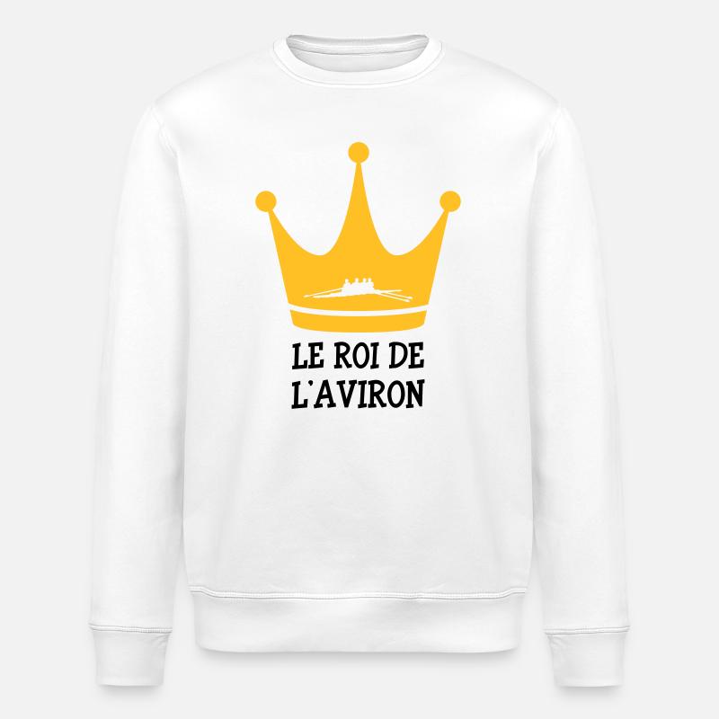 Le Roi de l'Aviron - Sweat bio ROLLER Stanley/Stella Unisexe - blanc
