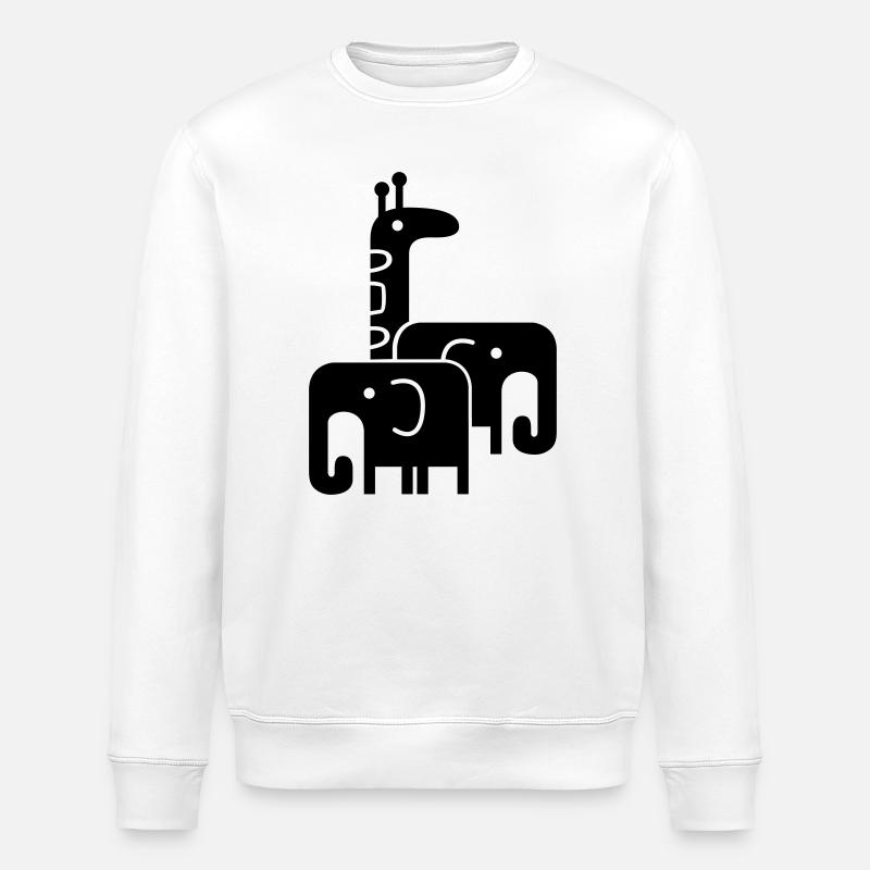 animaux - Sweat bio ROLLER Stanley/Stella Unisexe - blanc