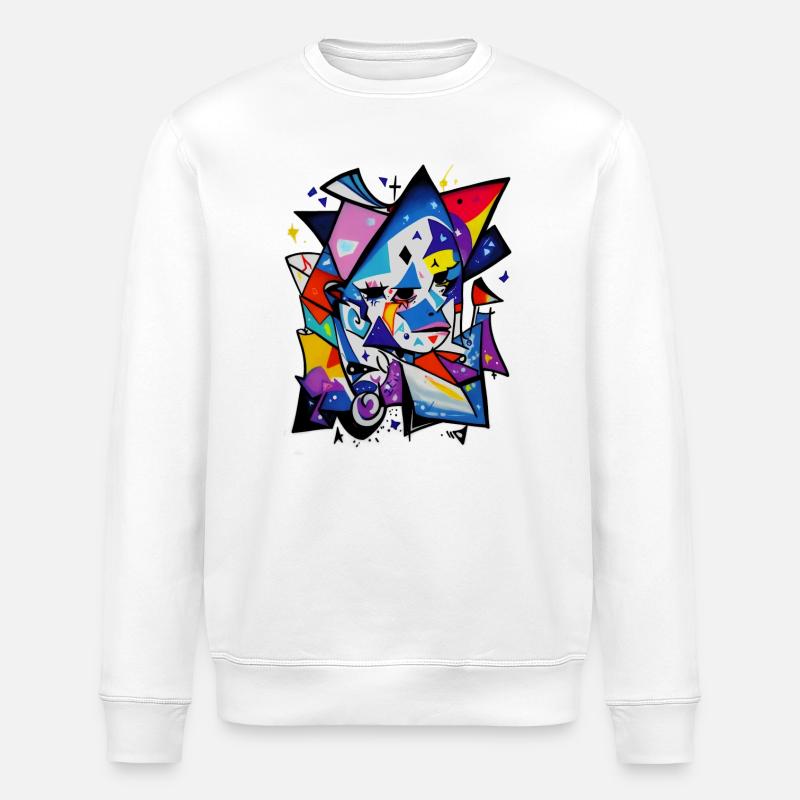 Graffiti - Sweat bio ROLLER Stanley/Stella Unisexe - blanc
