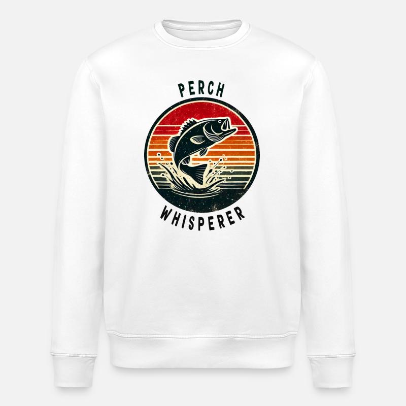 Design Perch Whisper - Sweat bio ROLLER Stanley/Stella Unisexe - blanc