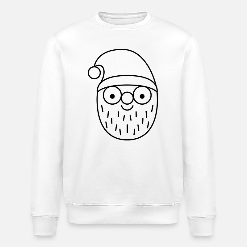 Nicolas - Sweat bio ROLLER Stanley/Stella Unisexe - blanc