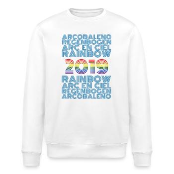2019 - Stanley/Stella Unisex Bio-Sweatshirt ROLLER - Weiß - Vorne - Nik (191cm)