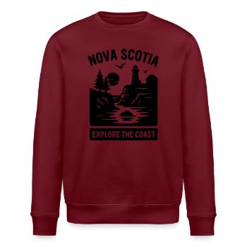 nova scotia eastcoast - Stanley/Stella Unisex Bio-Sweatshirt ROLLER - Weiß - Vorne - Nik (191cm)