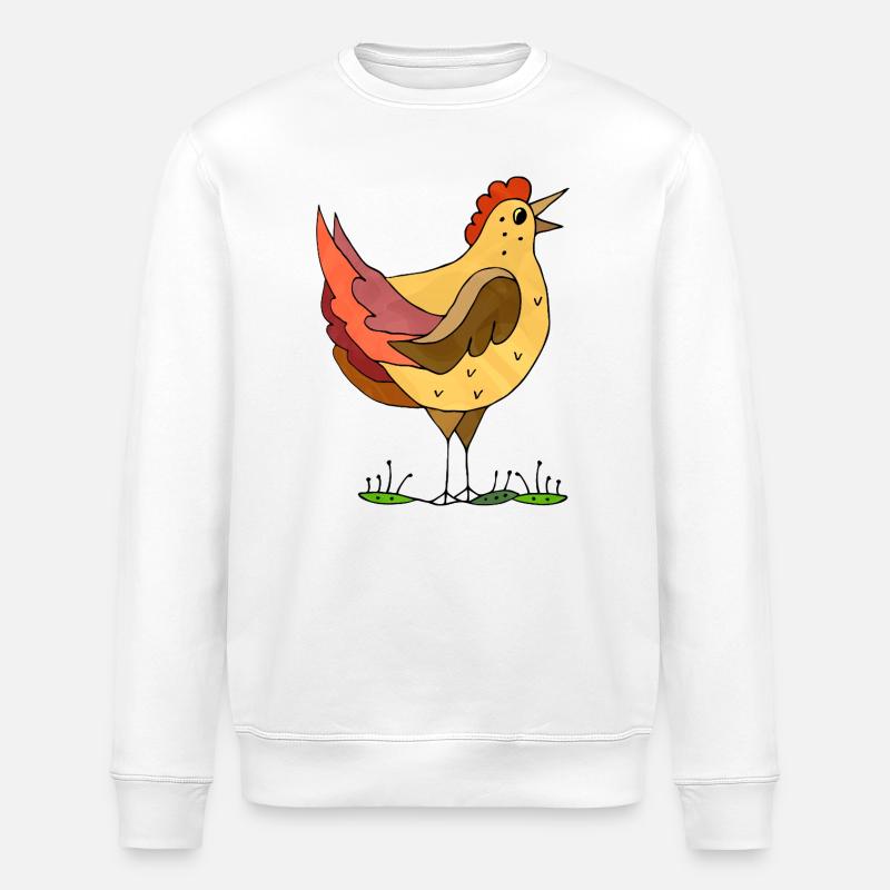 Henne - Stanley/Stella Unisex Bio-Sweatshirt ROLLER - Weiß