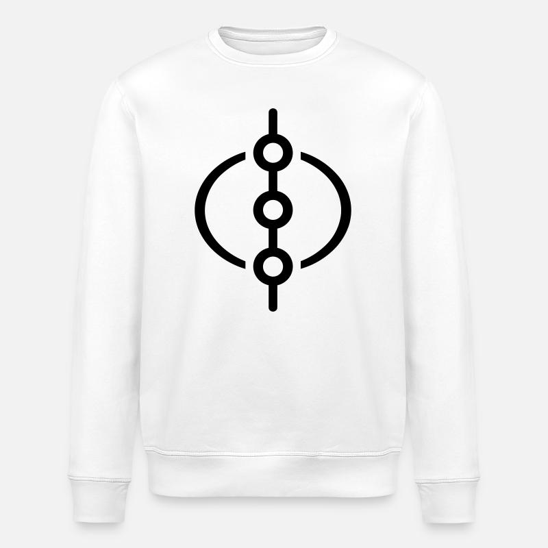 gravity - Stanley/Stella ROLLER Unisex Organic Sweatshirt - white