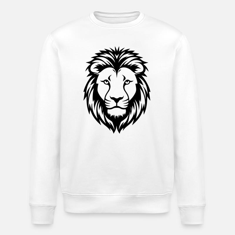 Löwe - Stanley/Stella Unisex Bio-Sweatshirt ROLLER - Weiß