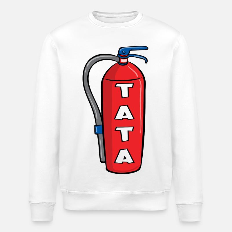 Feuerwehr-Vater - Stanley/Stella Unisex Bio-Sweatshirt ROLLER - Weiß
