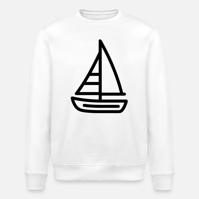 bateau - Sweat bio ROLLER Stanley/Stella Unisexe - blanc
