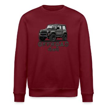 4x4 Offroad Jimny Abenteuer Bestseller Off-Road - Stanley/Stella Unisex Bio-Sweatshirt ROLLER - Weiß - Vorne - Nik (191cm)