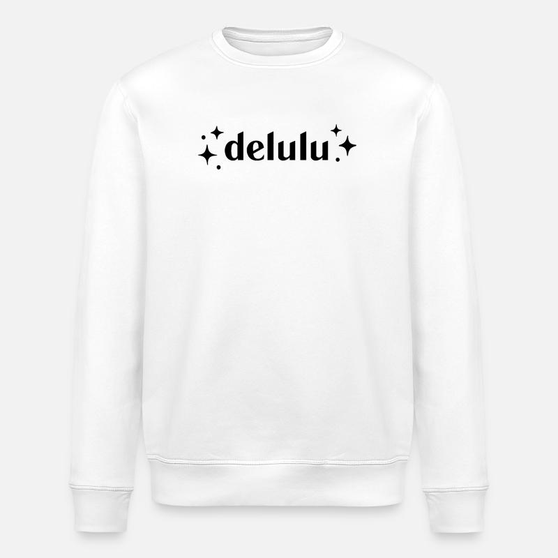 Delulu - Sweat bio ROLLER Stanley/Stella Unisexe - blanc
