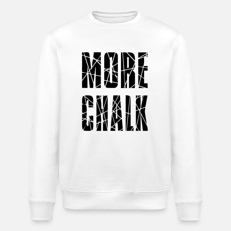 MORE CHALK - Stanley/Stella ROLLER Unisex Organic Sweatshirt - white