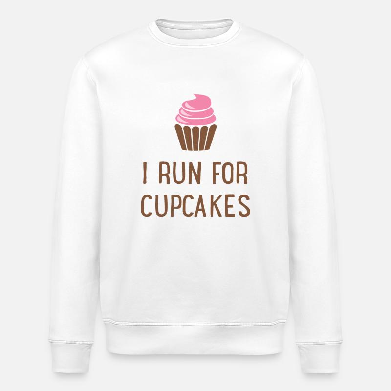 Cupcakes - Stanley/Stella Unisex Bio-Sweatshirt ROLLER - Weiß