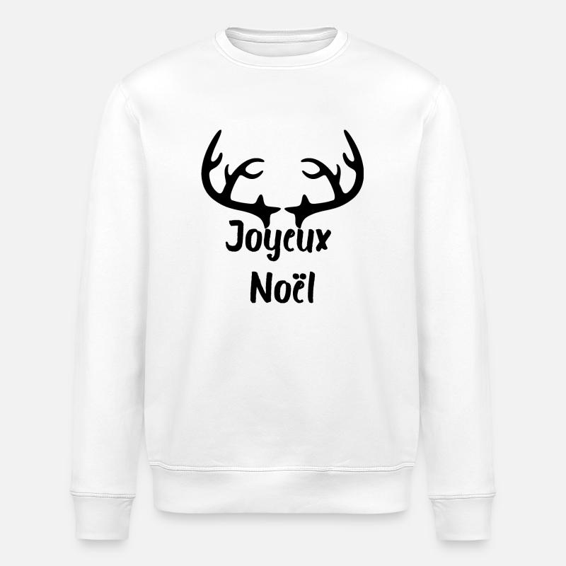 joyeux noel - Sweat bio ROLLER Stanley/Stella Unisexe - blanc
