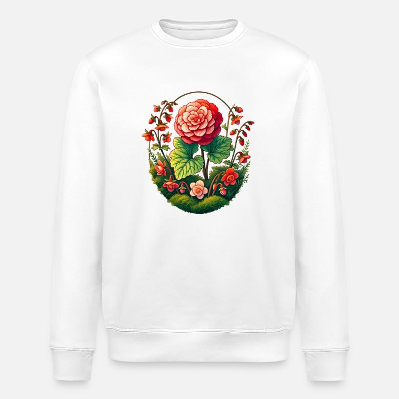 Camellia - Stanley/Stella ROLLER Unisex Organic Sweatshirt - white