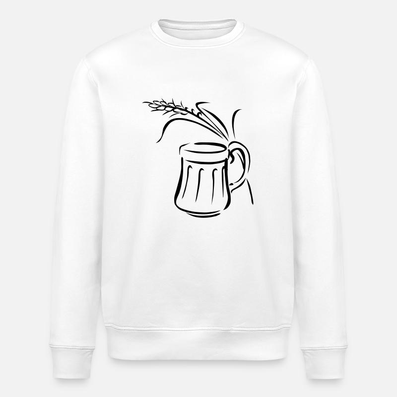 pichet ... de wicki_de - Sweat bio ROLLER Stanley/Stella Unisexe - blanc