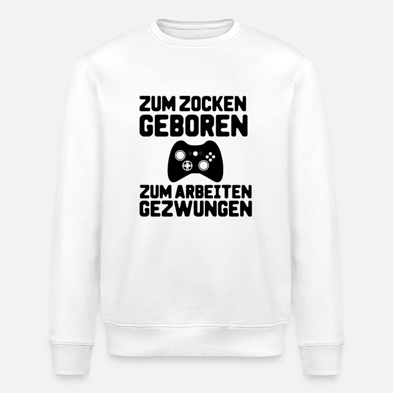 Gamers 4ever 2 - Sweat bio ROLLER Stanley/Stella Unisexe - blanc