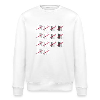 70 - Stanley/Stella Unisex Bio-Sweatshirt ROLLER - Weiß - Vorne - Nik (191cm)