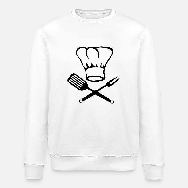 Kochen - Stanley/Stella Unisex Bio-Sweatshirt ROLLER - Weiß
