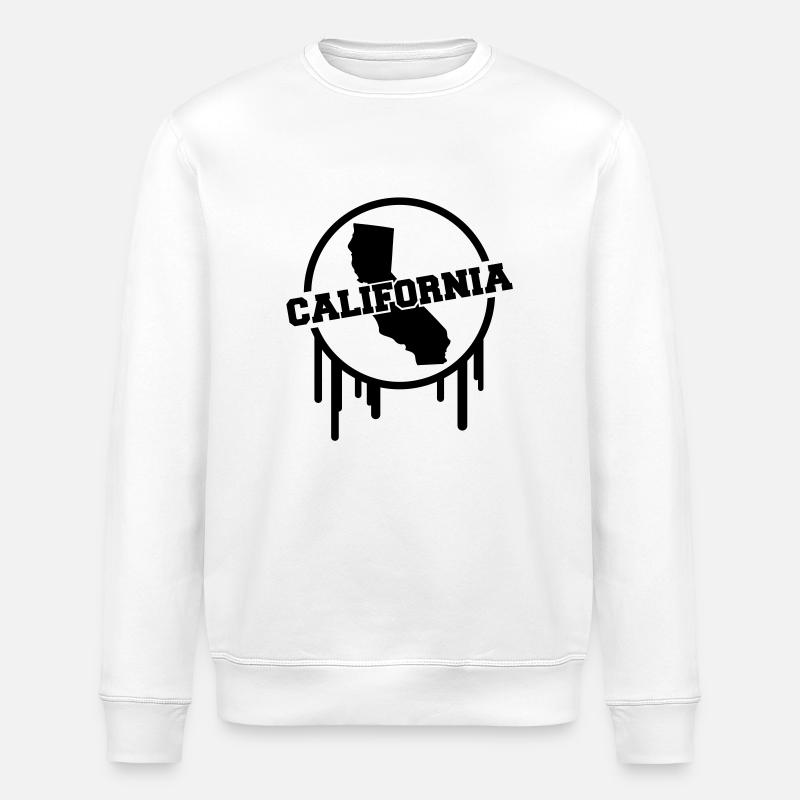 california_world_design_co1 - Stanley/Stella Unisex Bio-Sweatshirt ROLLER - Weiß