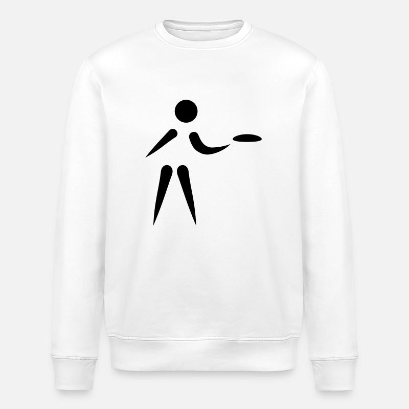 Discgolf - Stanley/Stella ROLLER Unisex Organic Sweatshirt - white