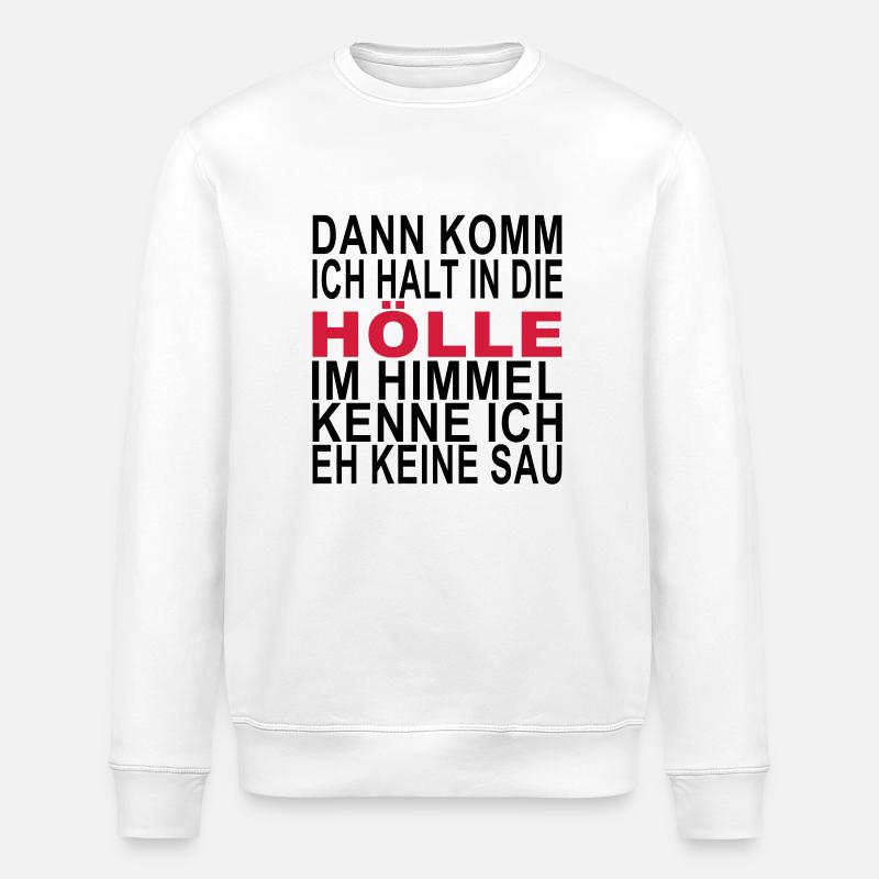 Hölle - Stanley/Stella Unisex Bio-Sweatshirt ROLLER - Weiß
