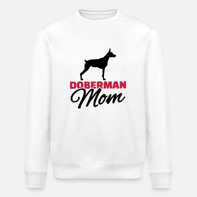 Doberman Mom - Sweat bio ROLLER Stanley/Stella Unisexe - blanc