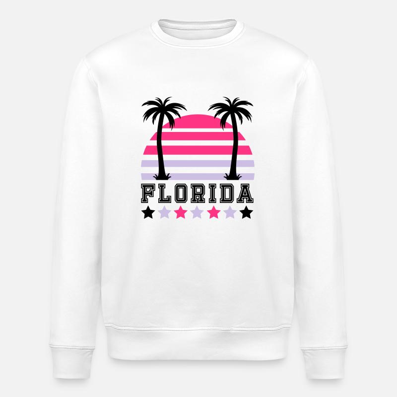 florida2 - Stanley/Stella Unisex Bio-Sweatshirt ROLLER - Weiß