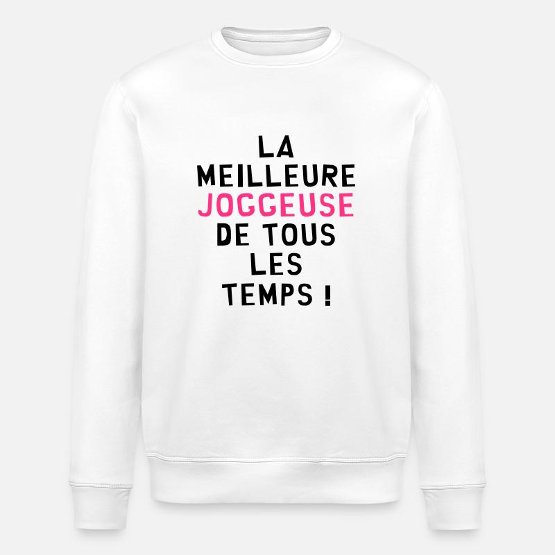 Joggeur / Joggeuse / Jogging / Running / Course - Sweat bio ROLLER Stanley/Stella Unisexe - blanc