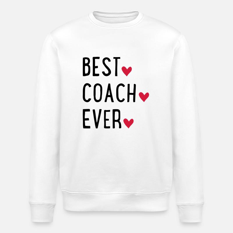 COACH - Stanley/Stella Unisex Bio-Sweatshirt ROLLER - Weiß