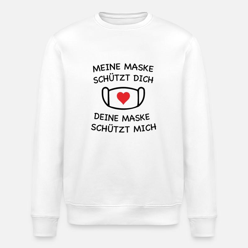 Maske - Stanley/Stella Unisex Bio-Sweatshirt ROLLER - Weiß