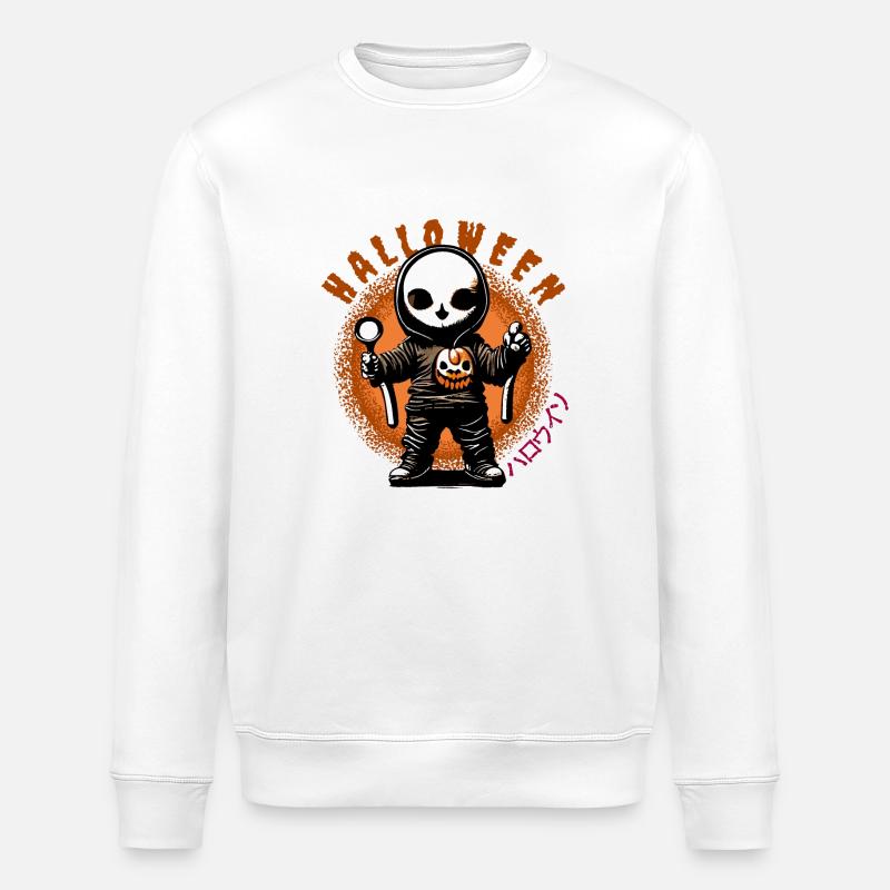 Halloween - Stanley/Stella Unisex Bio-Sweatshirt ROLLER - Weiß