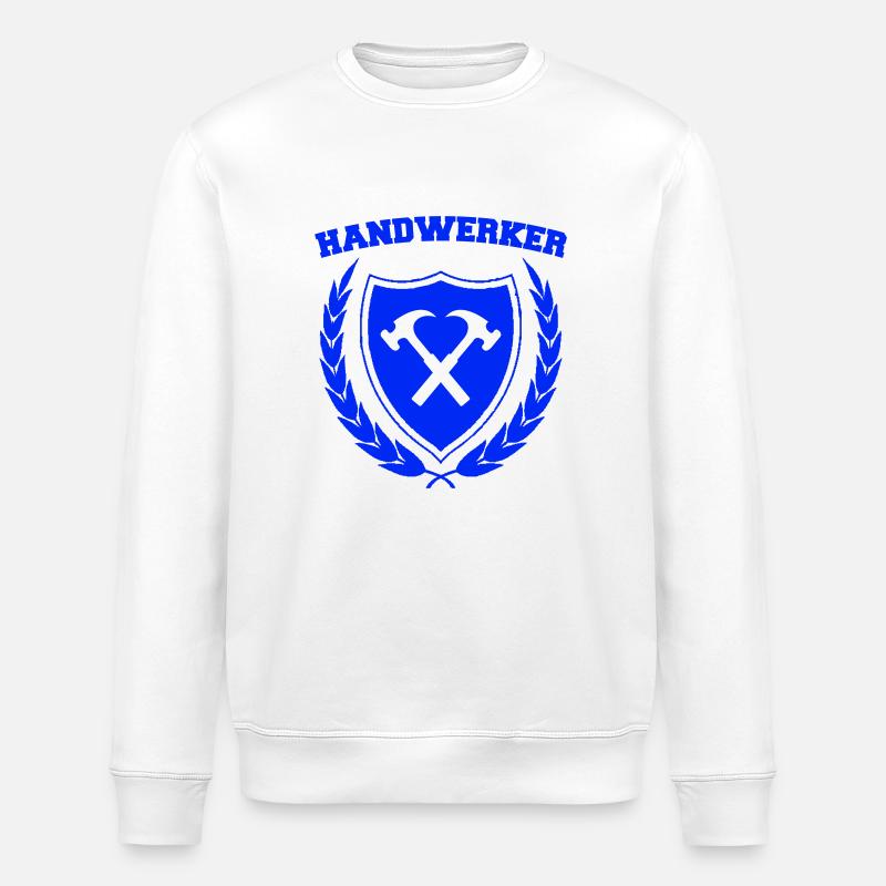 handwerker - Stanley/Stella Unisex Bio-Sweatshirt ROLLER - Weiß