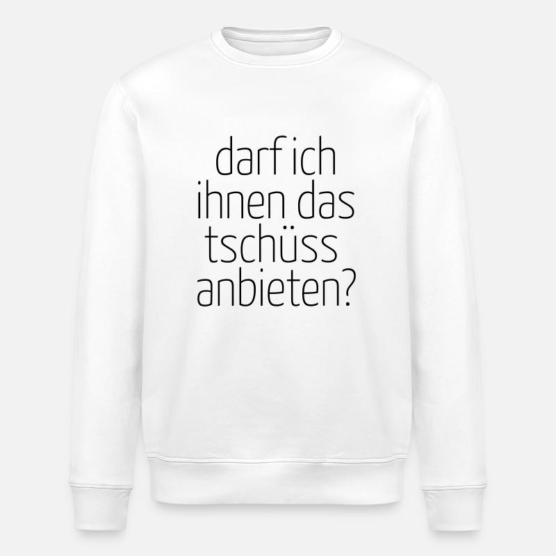 darfichihnedastschüssanbieten - Stanley/Stella Unisex Bio-Sweatshirt ROLLER - Weiß