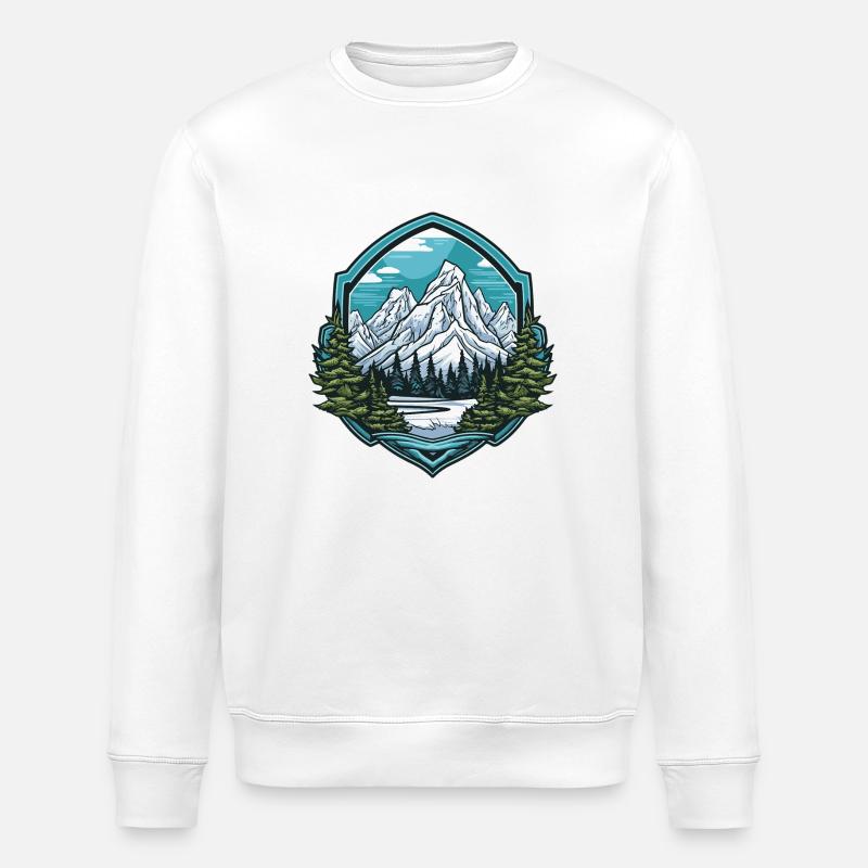 berge 5 - Stanley/Stella Unisex Bio-Sweatshirt ROLLER - Weiß