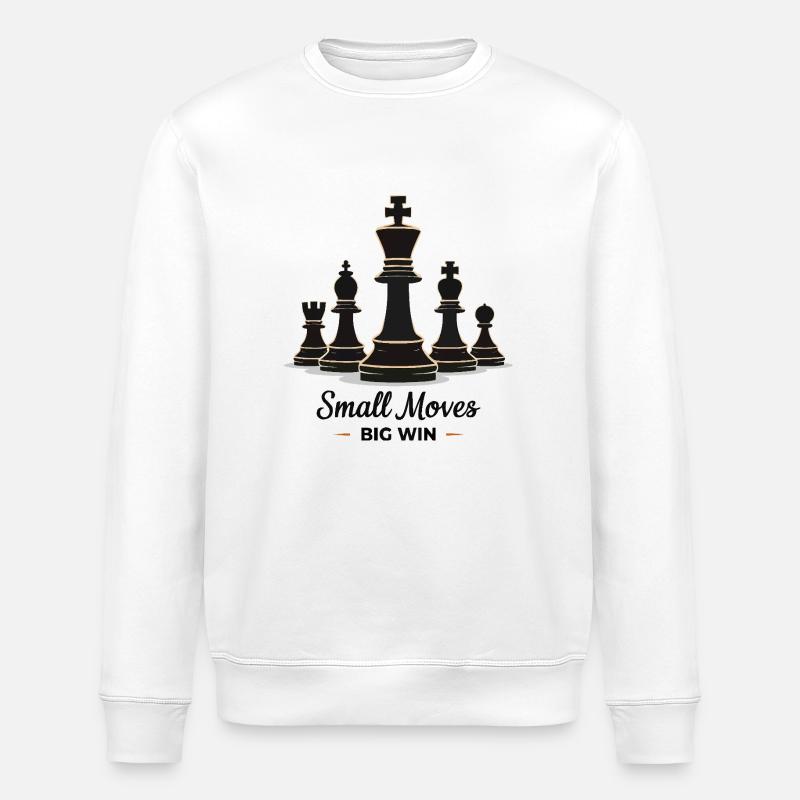 Échecs petits coups Grande victoire - Sweat bio ROLLER Stanley/Stella Unisexe - blanc