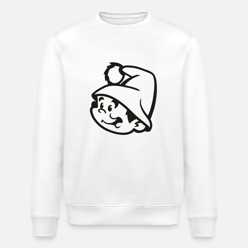 zwerg - Stanley/Stella Unisex Bio-Sweatshirt ROLLER - Weiß