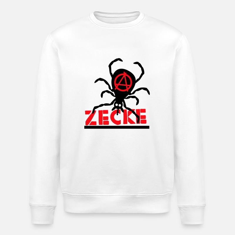Zecke - Stanley/Stella Unisex Bio-Sweatshirt ROLLER - Weiß