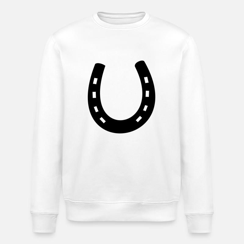 Hufeisen - Stanley/Stella Unisex Bio-Sweatshirt ROLLER - Weiß