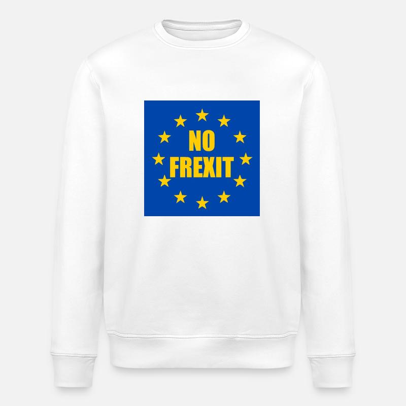 No frexit - Stanley/Stella Unisex Bio-Sweatshirt ROLLER - Weiß