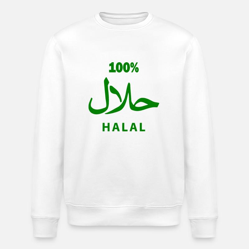 Halal - Stanley/Stella Unisex Bio-Sweatshirt ROLLER - Weiß