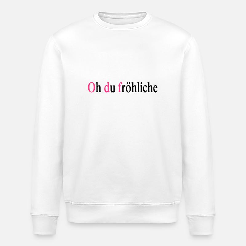 weihnachten - Stanley/Stella Unisex Bio-Sweatshirt ROLLER - Weiß