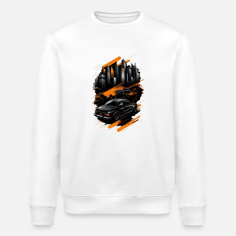 Into the speed - Stanley/Stella ROLLER Unisex Organic Sweatshirt - white