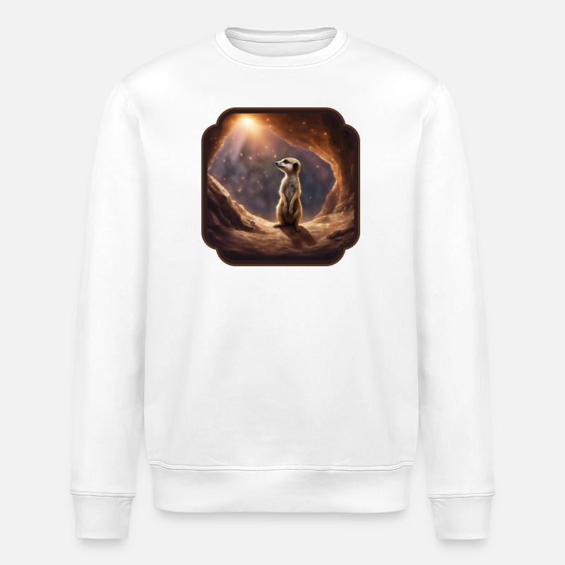 Suricate et espoir 1 - Sweat bio ROLLER Stanley/Stella Unisexe - blanc