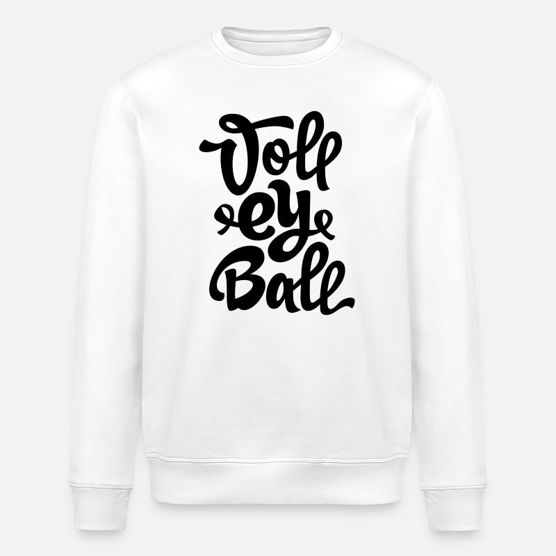 volleyball 1c - Sweat bio ROLLER Stanley/Stella Unisexe - blanc