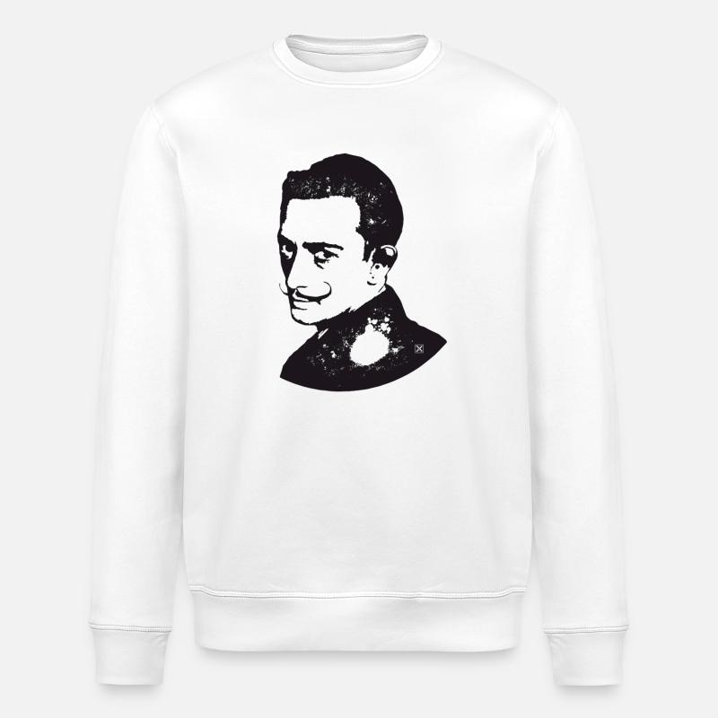 Salvador Dalí - Stanley/Stella Unisex Bio-Sweatshirt ROLLER - Weiß