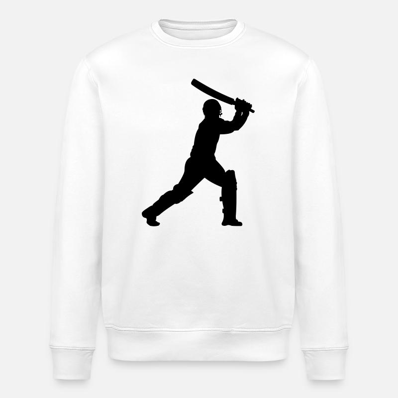 Image d’ombre de cricket - Sweat bio ROLLER Stanley/Stella Unisexe - blanc