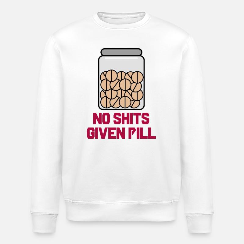 Egal Gleichgültig Statement Ist Mir Wurscht - Stanley/Stella Unisex Bio-Sweatshirt ROLLER - Weiß