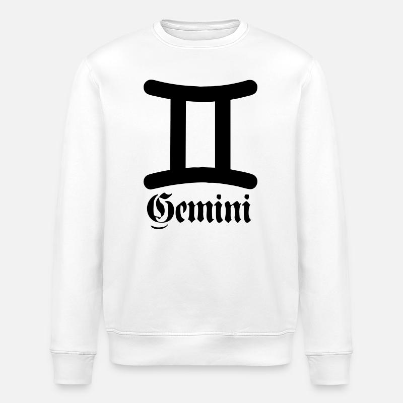 Jumeaux Gémeaux - Sweat bio ROLLER Stanley/Stella Unisexe - blanc