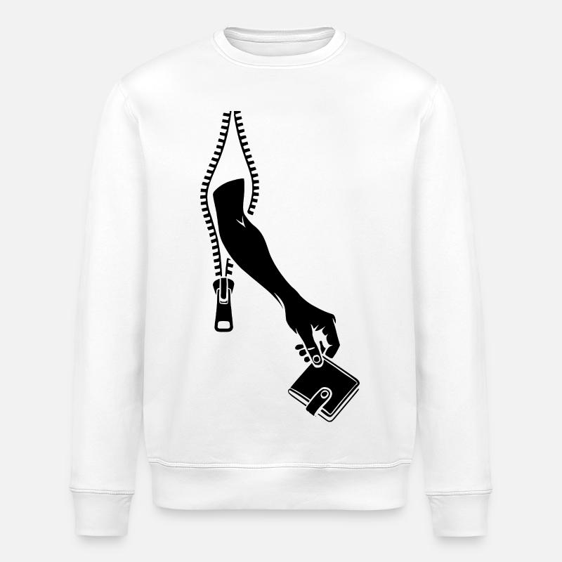 pickpocket - Sweat bio ROLLER Stanley/Stella Unisexe - blanc